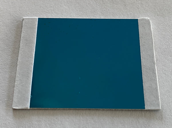 Blue anodized backing plate